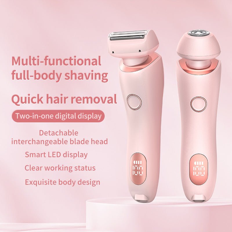 2-in-1 Electric Hair Remover for Women | USB Rechargeable - My Trendora Cart