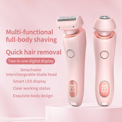 2-in-1 Electric Hair Remover for Women | USB Rechargeable - My Trendora Cart