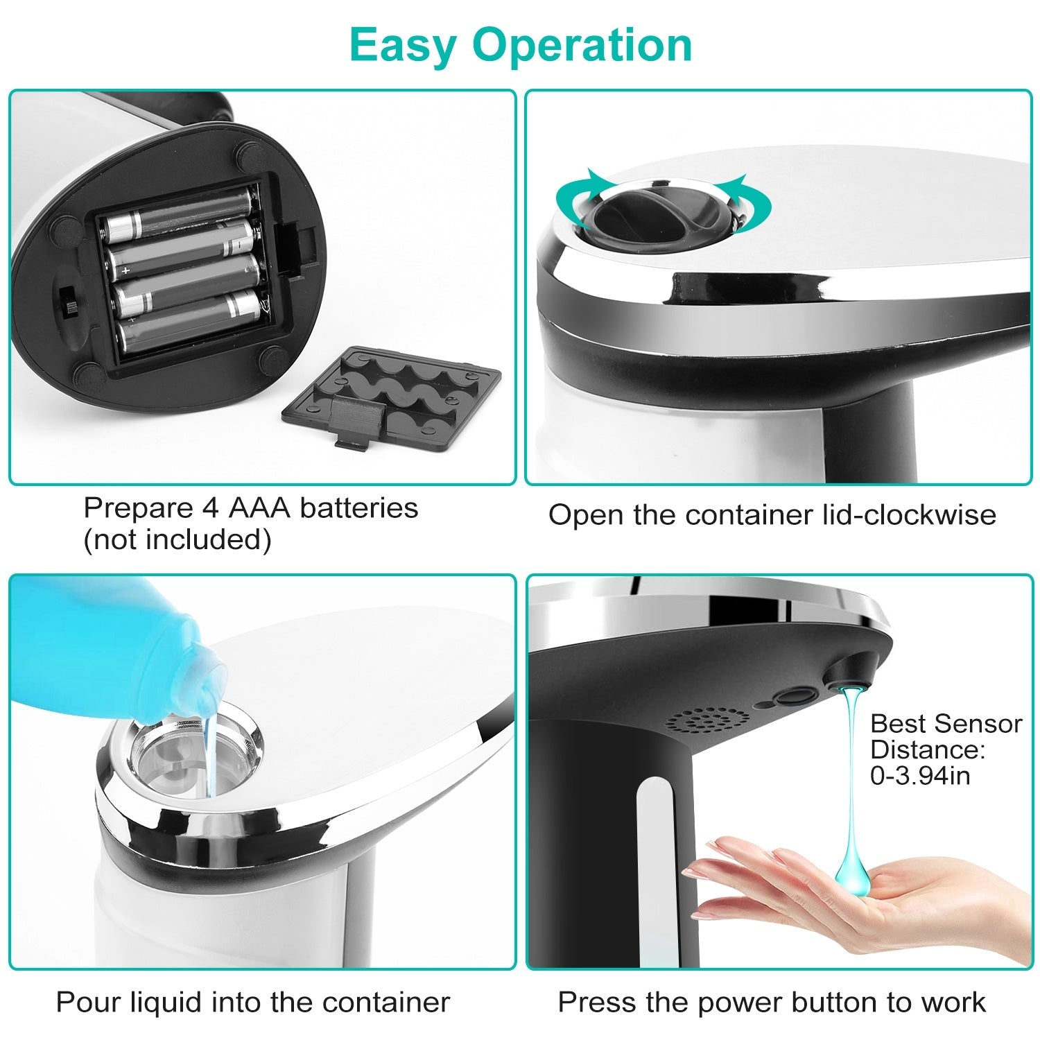 400ml-automatic-touchless-soap-dispenser SEO Tags: - My Trendora Cart