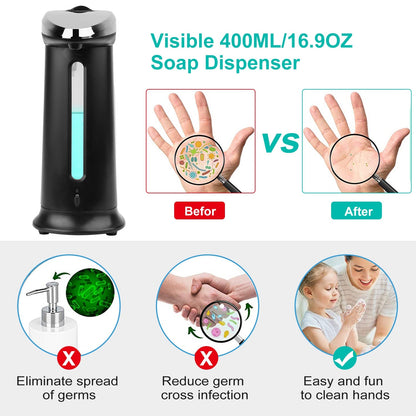 400ml-automatic-touchless-soap-dispenser SEO Tags: - My Trendora Cart