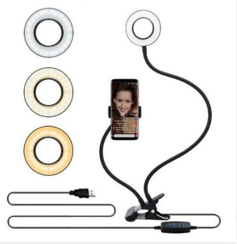 8cm LED Selfie Ring Light with Stand - My Trendora Cart