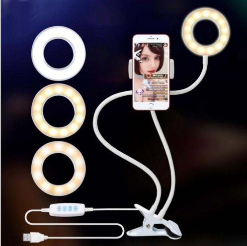 8cm LED Selfie Ring Light with Stand - My Trendora Cart