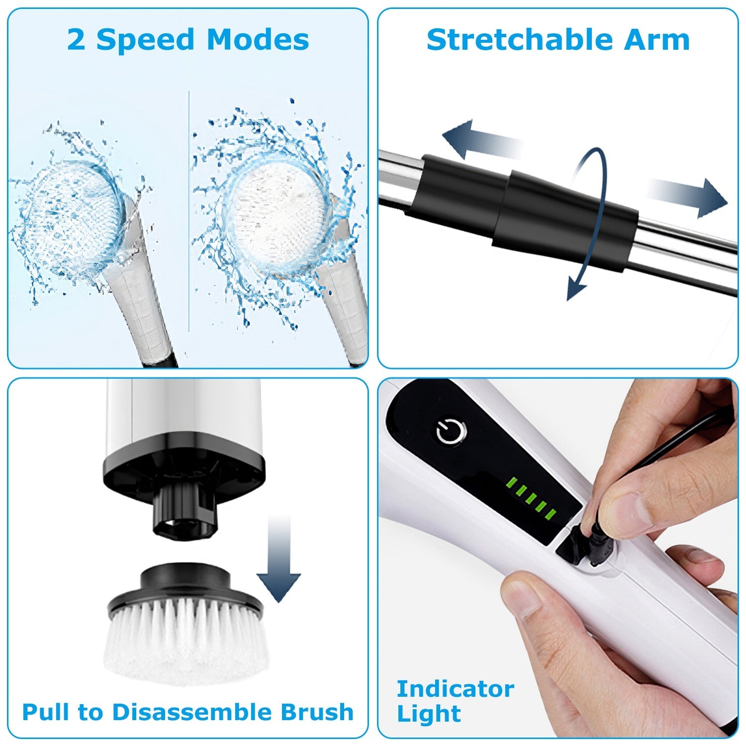 Cordless Electric Spin Scrubber - My Trendora Cart
