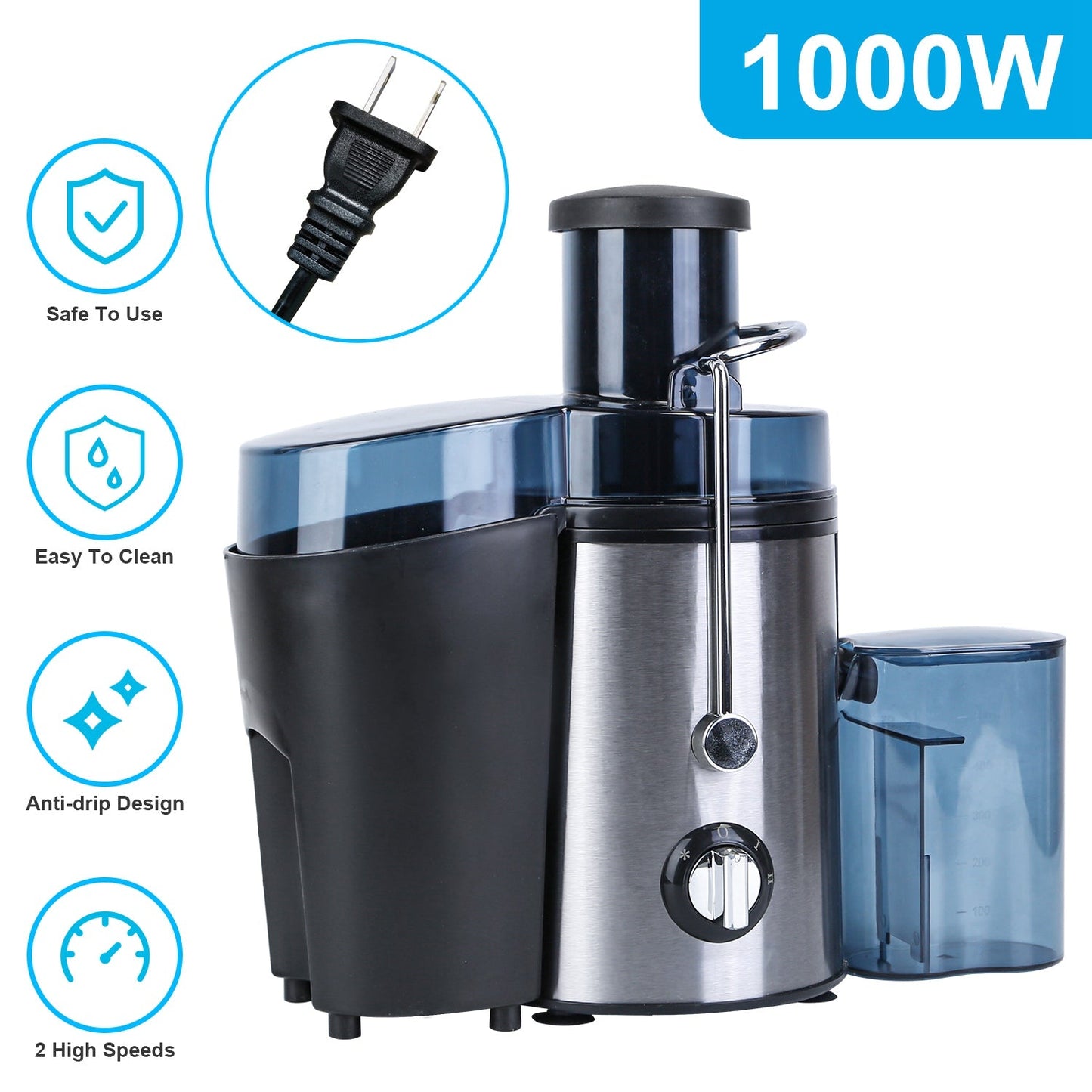Electric Fruits and Vegetables Jucier - My Trendora Cart