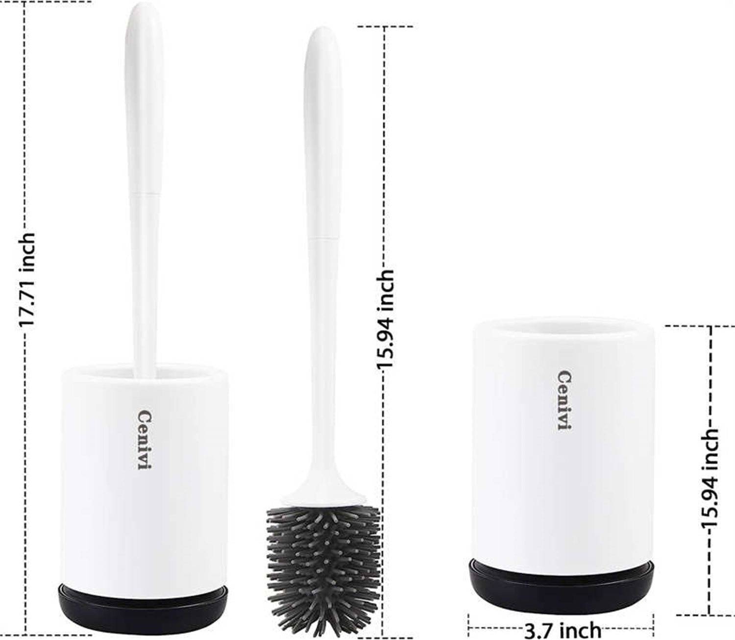Home Fashion Simple Toilet Cleaning Brush Set - My Trendora Cart