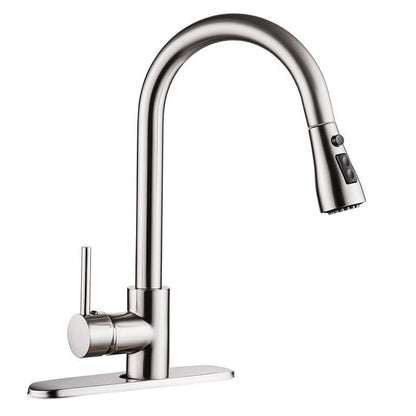 pull-out-brushed-copper-kitchen-faucet - My Trendora Cart