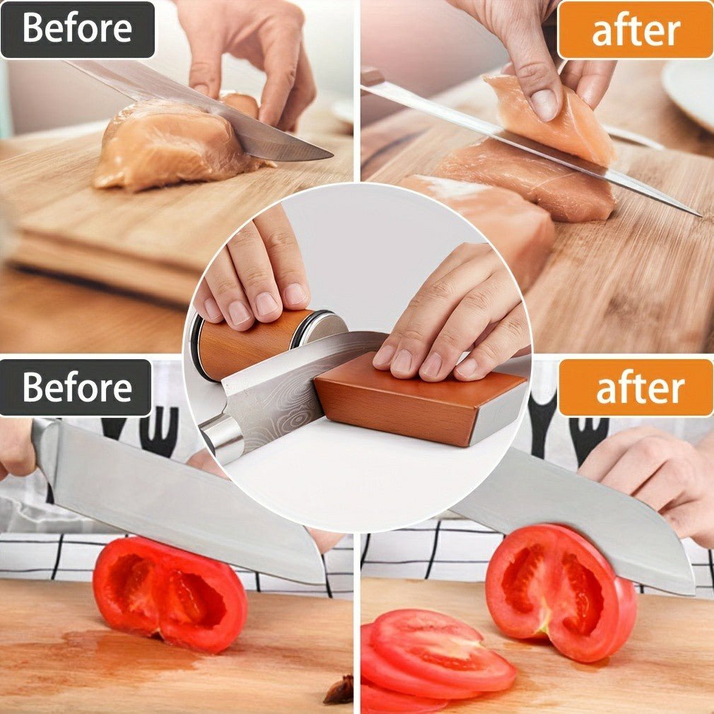 Rolling Diamond Knife Sharpener Kit for Kitchen Knives - My Trendora Cart