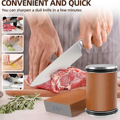 Rolling Diamond Knife Sharpener Kit for Kitchen Knives - My Trendora Cart