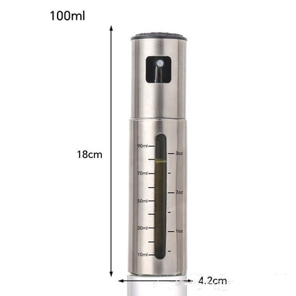 Trendora 2-in-1 Oil Sprayer & Dispenser Bottle – Stainless Steel Kitchen Olive Oil Spray for Cooking, BBQ & Salad - My Trendora Cart