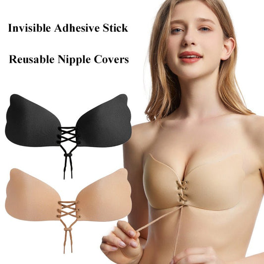TRENDORA Backless Invisible Push-Up Adhesive Bra - My Trendora Cart