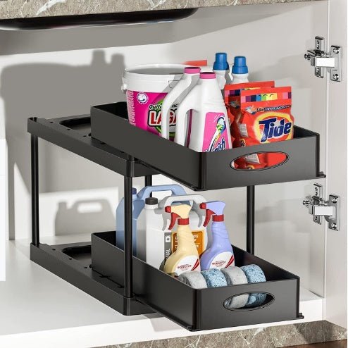 TRENDORA Premium Dual Sliding Under-Sink Organizer - My Trendora Cart